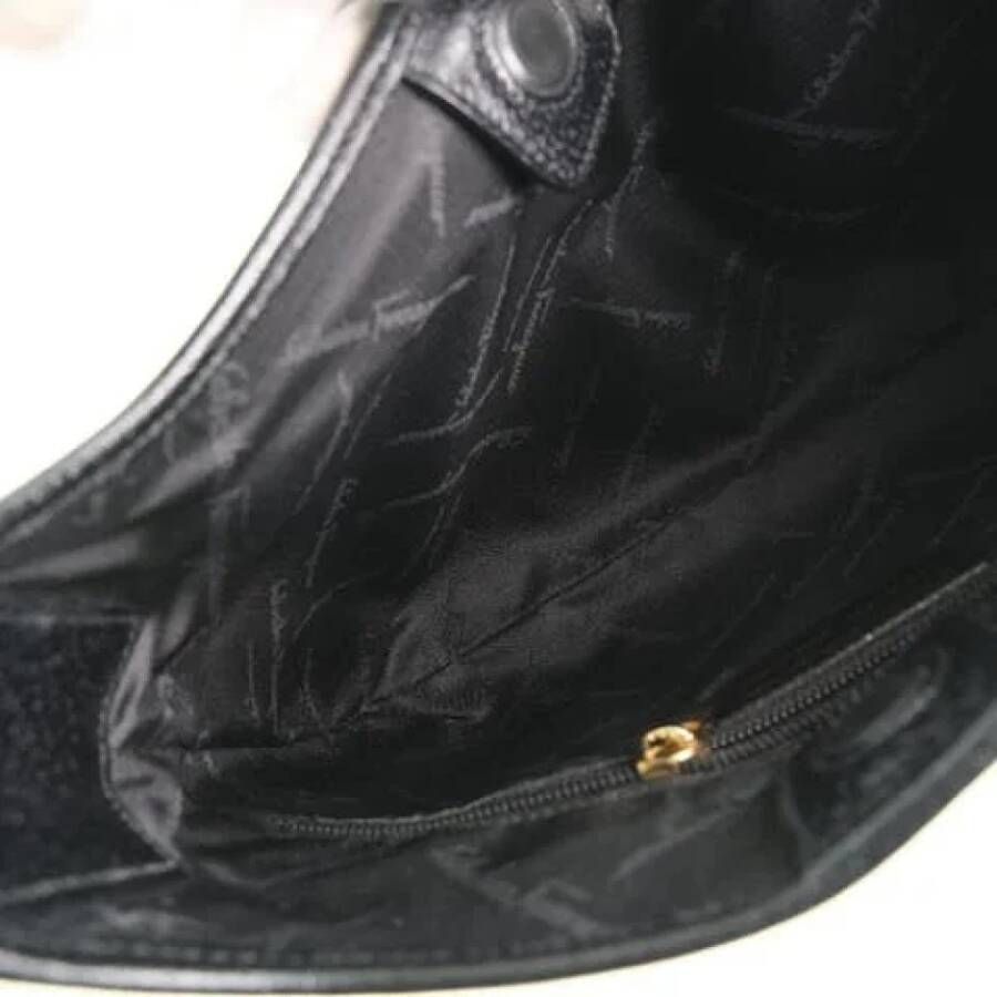 Salvatore Ferragamo Pre-owned Voldoende canvaszakken Zwart Dames