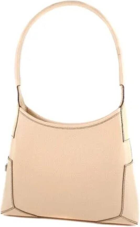 Salvatore Ferragamo Pre-owned Voldoende lederen handtassen Beige Dames