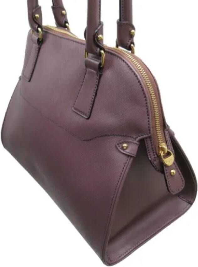 Salvatore Ferragamo Pre-owned Voldoende lederen handtassen Paars Dames
