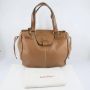 Salvatore Ferragamo Pre-owned Voldoende stoffenzakken Bruin Dames - Thumbnail 2