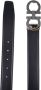 Salvatore Ferragamo Stijlvolle zwarte leren boodschappentas Black Dames - Thumbnail 2