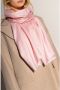 Salvatore Ferragamo Zijdeachtige sjaal Roze Dames - Thumbnail 2