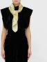 Salvatore Ferragamo Elegant Zijden Sjaal Yellow Dames - Thumbnail 2
