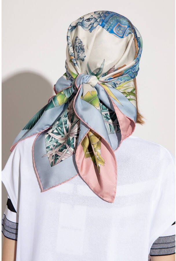 Salvatore Ferragamo Silk scarf Roze Dames