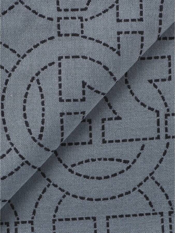 Salvatore Ferragamo Grijze Wollen Sjaal met Gancini Logo Grijs Heren