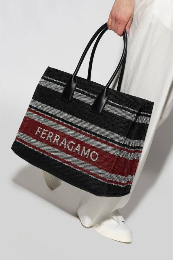Salvatore Ferragamo Shopper tas Zwart Dames