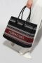 Salvatore Ferragamo Gevlochten Streep Patroon Tote Tas Multicolor Dames - Thumbnail 2
