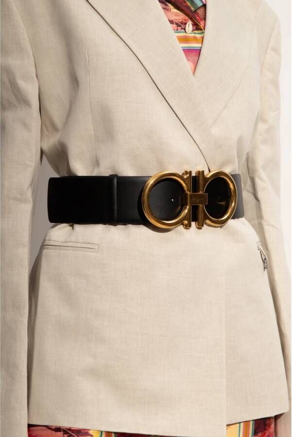 Salvatore Ferragamo Waist belt Zwart Dames