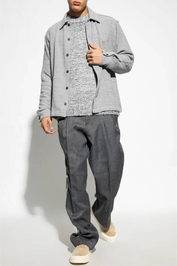 Samsøe Castro shirt Gray Heren