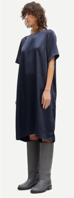 Samsøe Dresses Blauw Dames
