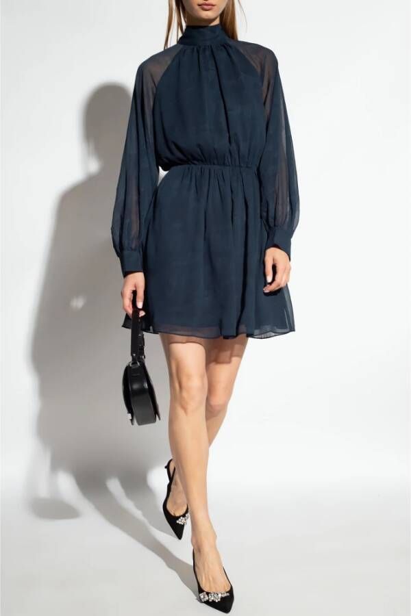 Samsøe Ebbali jurk Blauw Dames