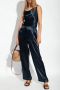 Samsøe Fredericka Jumpsuit Donkerblauw Blauw Dames - Thumbnail 2