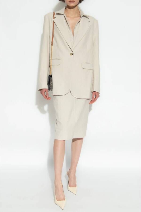 Samsøe Ivana jurk Beige Dames
