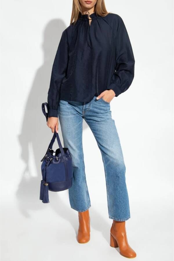 Samsøe Karookhi top Blauw Dames