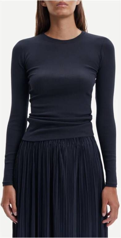 Samsøe Midi Skirts Blauw Dames