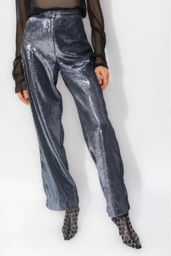 Samsøe Agneta Pailletten Broek Gray Dames