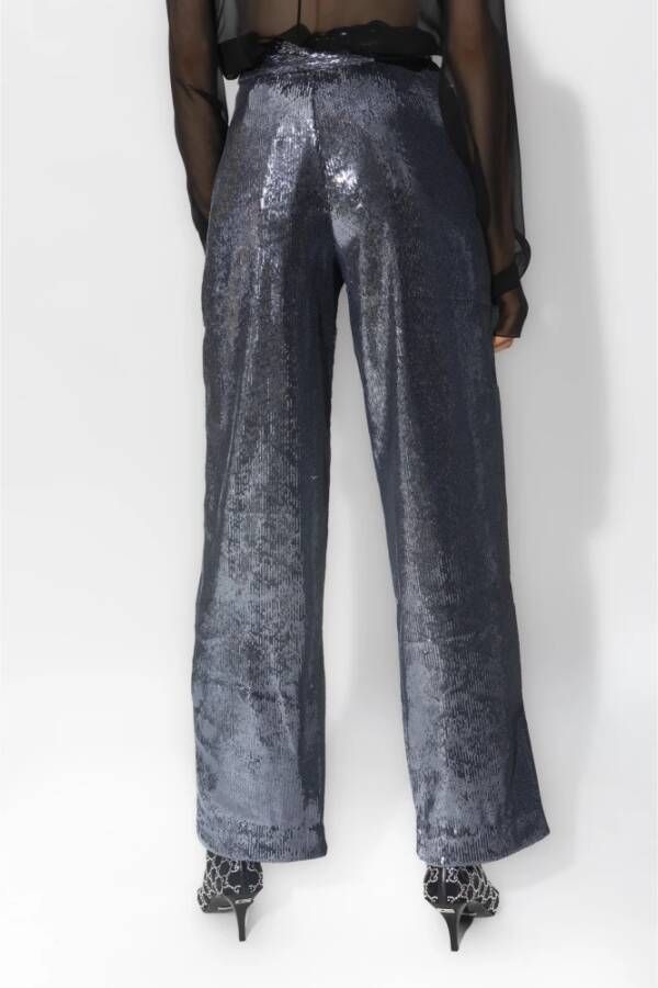 Samsøe Agneta Pailletten Broek Gray Dames