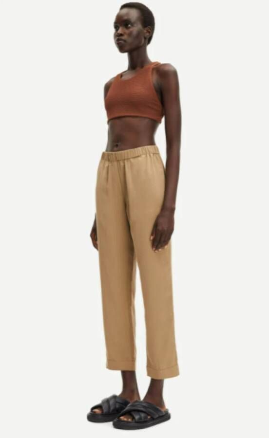 Samsøe Chino`s Beige Dames