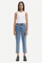 Samsøe Slim Fit Bio-Stretch Jeans Blauw Dames - Thumbnail 4