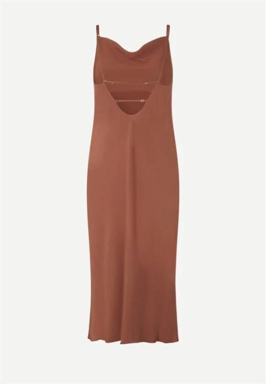 Samsøe Elegante Gelegenheidsjurk Bruin Dames