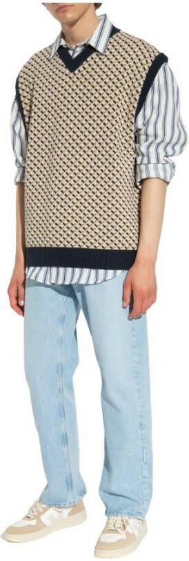 Samsøe Normaal shirt Blauw Heren