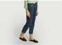 Samsøe Casual Mom Cut Cropped Jeans Blue Dames - Thumbnail 2
