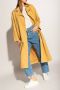Samsøe Natuurlijke Kleur Lange Trenchcoat Beige Dames - Thumbnail 2