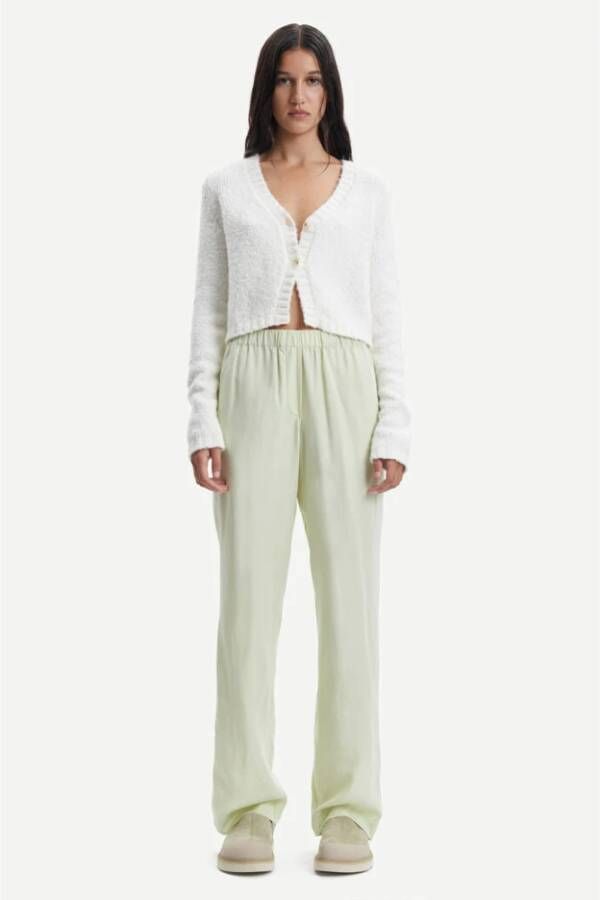 Samsøe Hoys Straight Broek Beige Dames