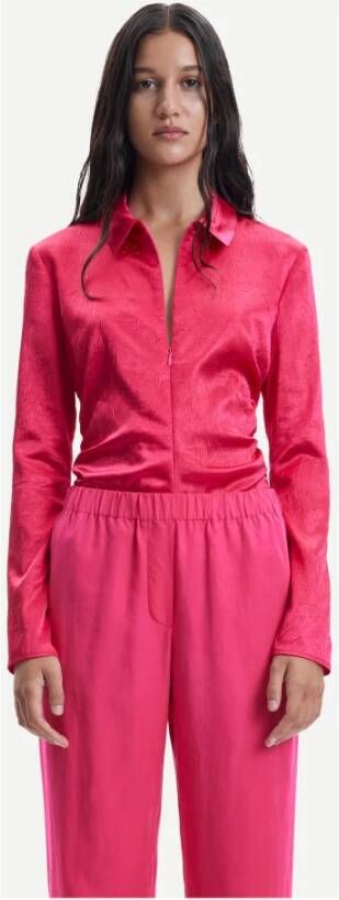 Samsøe Rechte broek Roze Dames