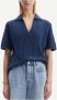 Samsøe Regular Fit Polo Shirt Pageant Blue Blauw Dames - Thumbnail 3