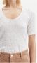 Samsøe Clear Cream T-Shirt Beige Dames - Thumbnail 2