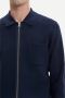 Samsøe Blauwe Nacht Cardigan EcoVero™ Gebreid Ontwerp Blue Heren - Thumbnail 2