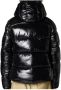 Save The Duck Edgard Zwarte Gewatteerde Hoodie Black Heren - Thumbnail 2