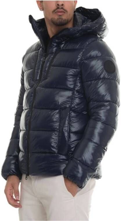 Save The Duck Korte Blauw Zwart Donsjas Blauw Heren