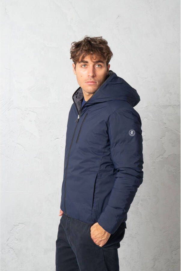 Save The Duck Down Jackets Blauw Heren