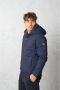 Save The Duck Ezra Navy Blue Reversible Hooded Jacket Blauw Heren - Thumbnail 4