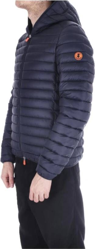 Save The Duck Down Jackets Blauw Heren