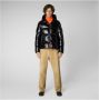 Save The Duck Edgard Zwarte Gewatteerde Hoodie Black Heren - Thumbnail 4