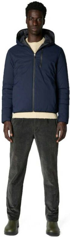 Save The Duck Ezra Navy Blue Reversible Hooded Jacket Blauw Heren