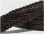 Scarosso Casual Donkerbruine Geweven Leren Riem Brown Heren - Thumbnail 2