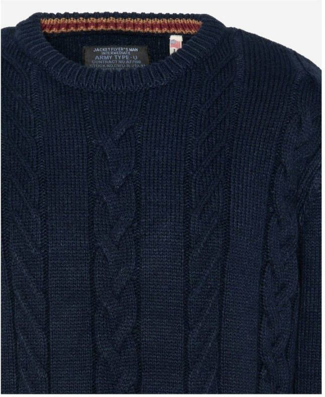 Schott NYC Sweatshirts Blauw Heren
