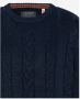 Schott NYC Celtic Twisted Wool Sweater Blue Heren - Thumbnail 2