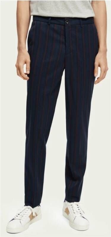Scotch and Soda Mott Chino Streep Navy - Foto 2