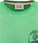 Scotch and Soda Scotch & Soda T-Shirt Logo Groen - Thumbnail 4
