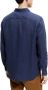 Scotch & Soda Donkerblauwe Casual Overhemd Regular Fit Garment-dyed Linen Shirt - Thumbnail 11