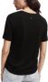 Scotch & Soda Veelzijdig V-Hals T-Shirt van Zwart Linnen Zwart Dames - Thumbnail 2