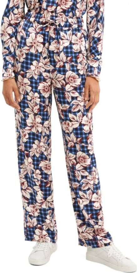 Scotch & Soda Wijde broek Blauw Dames