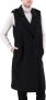 Scotch & Soda Long sleeveless vest Zwart Dames - Thumbnail 2