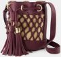 See by Chloé Vicki Schoudertas Elegante Calfskin Bucket Bag Purple Dames - Thumbnail 2