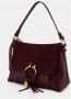 See By Chloé Crossbody bags Joan Grained Shoulder Bag Leather in paars - Thumbnail 3
